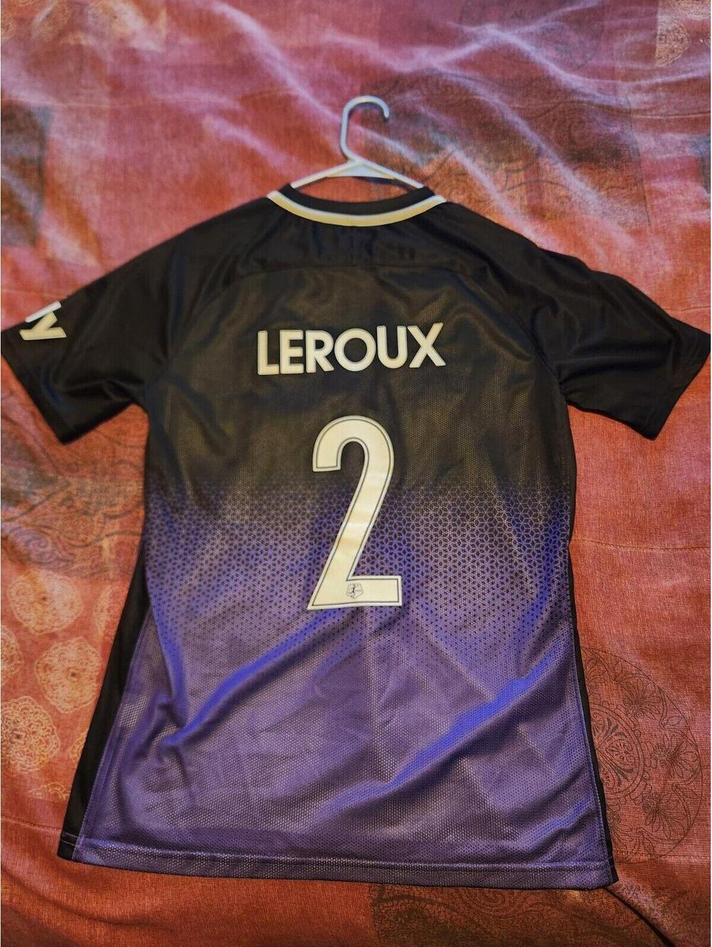 Orlando Pride 2021/2022 USA Rare Ad Astra Leroux Home Soccer Jersey Size Men's M
